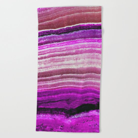 Purple onyx Beach Towel