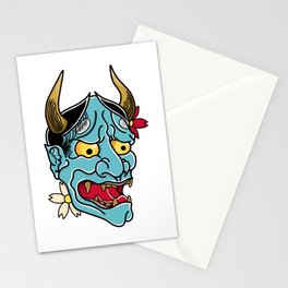 Hannya Mask Stationery Cards