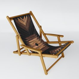 Urban Tribal Pattern No.7 - Aztec - Wood Sling Chair