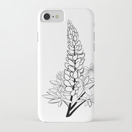 Minimalist Lupine iPhone Case