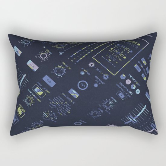 DJ Mixer Rectangular Pillow