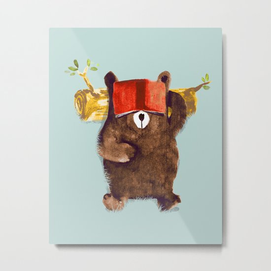 No Care Bear - My Sleepy Pet Metal Print