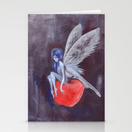 Fairy Loves Apple Stationery Cards