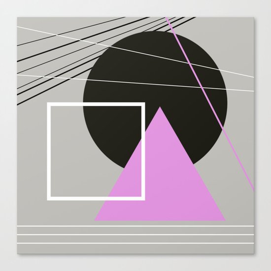 Geometric Landscape Canvas Print