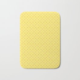 children's pattern-pantone color-solid color-yellow Bath Mat