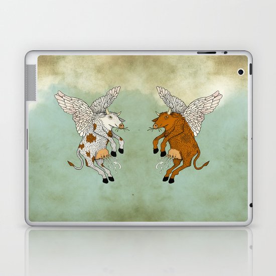 Las vacas voladoras - El día que Laptop & iPad Skin