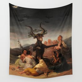 Witches' Sabbath, 1797-1798 by Francisco de Goya Wall Tapestry