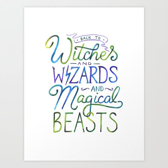AVPM - Back To Hogwarts Art Print