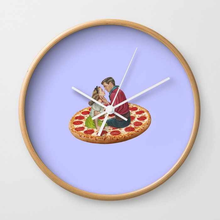 love at first bite Wall Clock