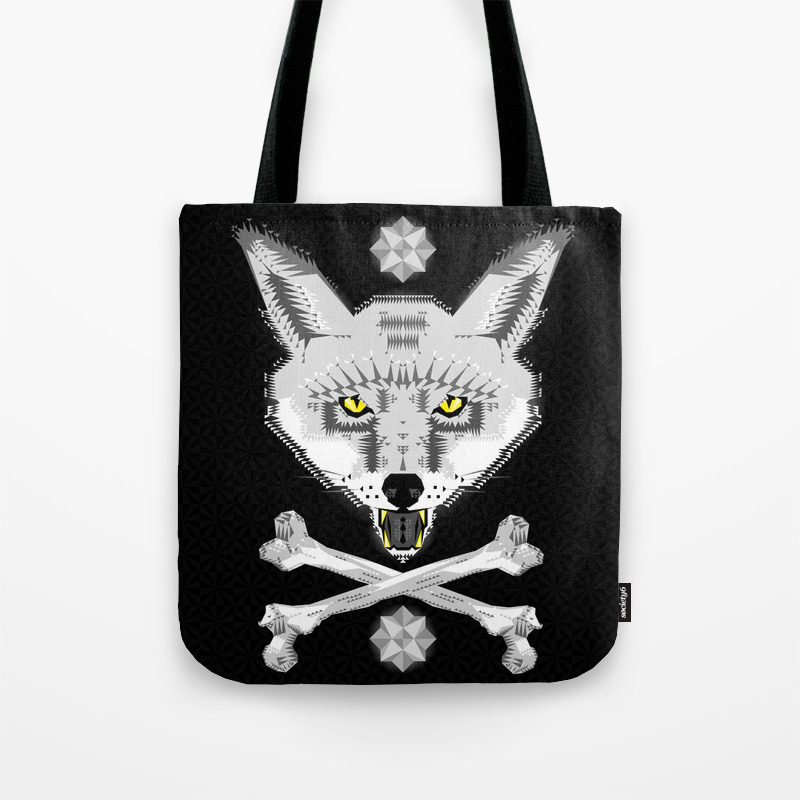 silver geometric bag