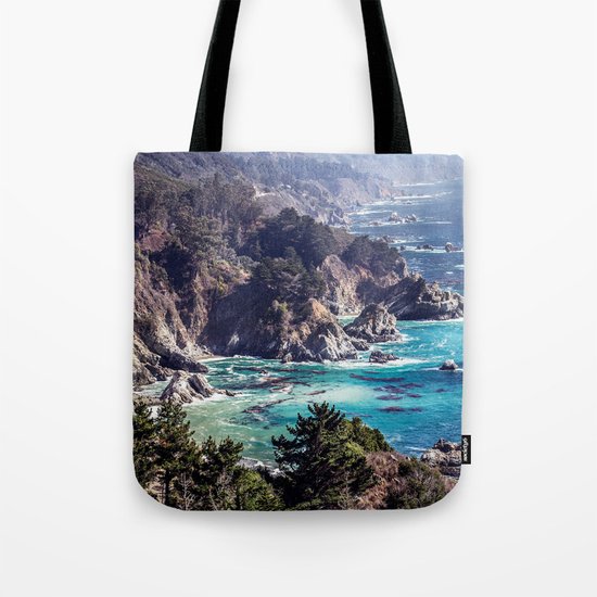 Coastline sea Tote Bag