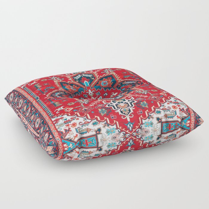 Mystic Nomad: Bohemian Moroccan Tapestry Floor Pillow