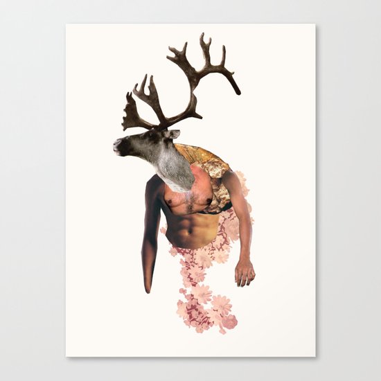 Tough Moose Canvas Print