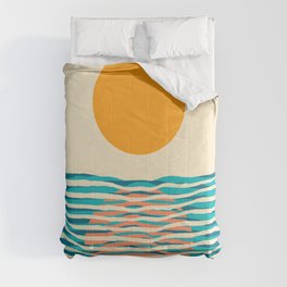 Ocean current Comforter