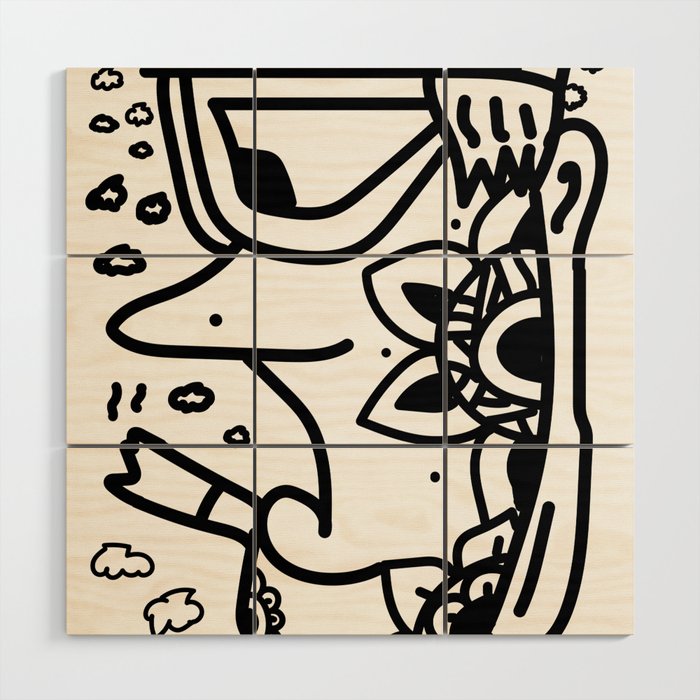 chill to love Wood Wall Art