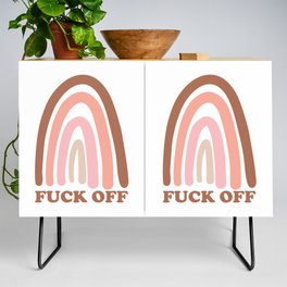 Fuck Off, Funny Quote Credenza