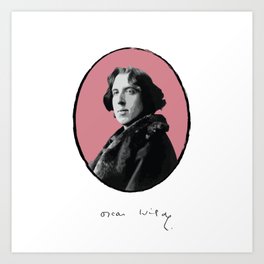 Authors - Oscar Wilde Art Print