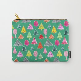 Christmas Trees (Green) Carry-All Pouch