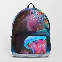 Super Space Jellyfish Backpack | Univers, Art, Planets, Weird, Celestial, Fantasy, Deep, Sea, Super, Moons 