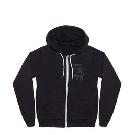 The Lines We Occupy Never Meet Zip Hoodie