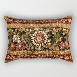 Beaded Indian Saree Photo Rectangular Pillow