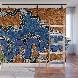 Authentic Aboriginal Art - 10 Wall Mural