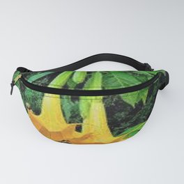 TROPICAL GOLDEN ANGEL TRUMPET FLOWERS Fanny Pack