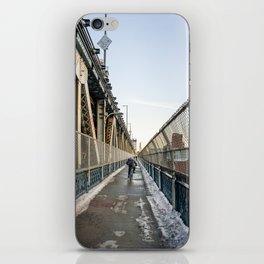 Biking on the Bridge | New York City iPhone Skin