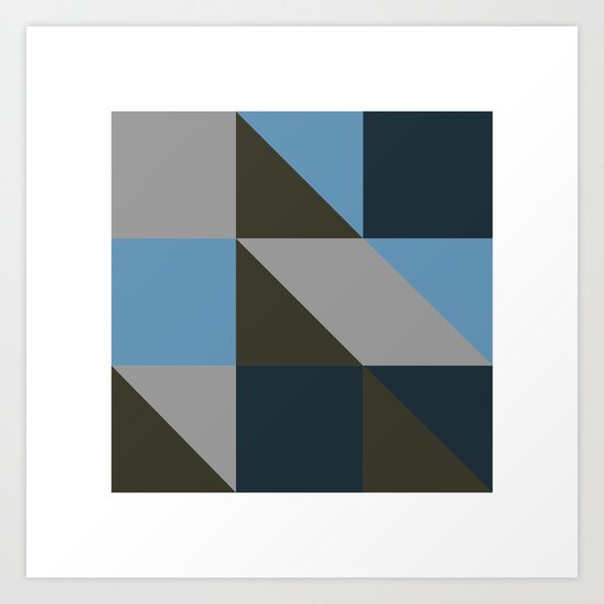 #149 United shapes of geometry – Geometry Daily Art Print