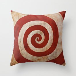 Sideshow Carnival Spiral Throw Pillow