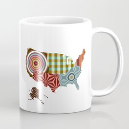 USA Map Coffee Mug
