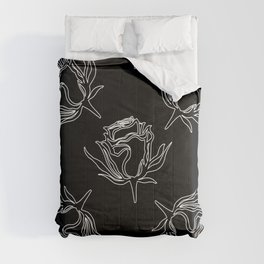 Vintage pattern of roses. Seamless pattern.  Comforter