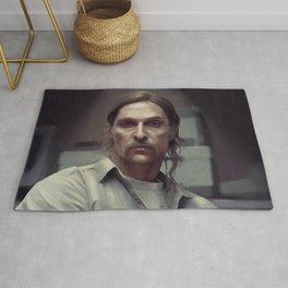 rust cohle Rug