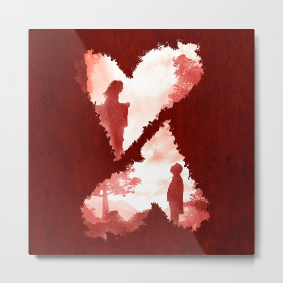 Secret Lovers Meet Metal Print