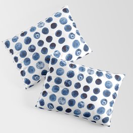 Blueberries | Watercolour Pattern Pillow Sham