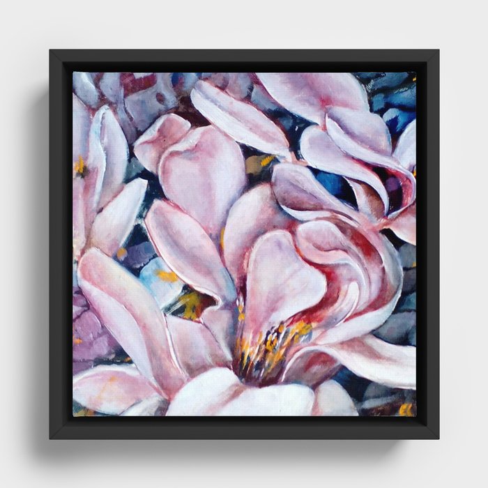 magnolia Framed Canvas