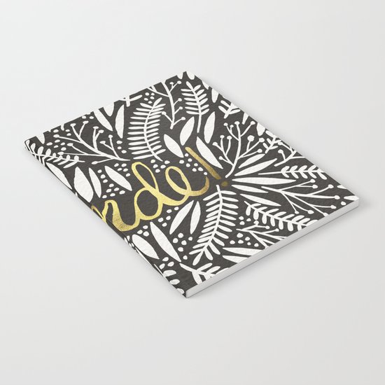 Pardon My French – Gold on Black Notebook