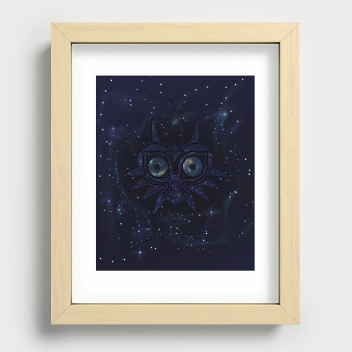 Majora's mask galaxy Recessed Framed Print