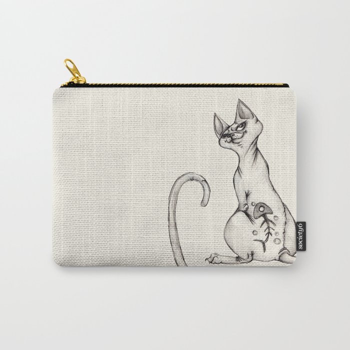 Cats with Tats v.1 Carry-All Pouch
