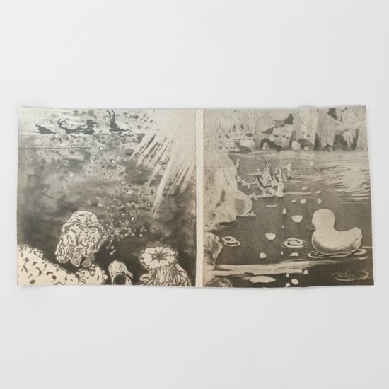 Under The Sea. Some things are better down where it's wetter take it from me Beach Towel