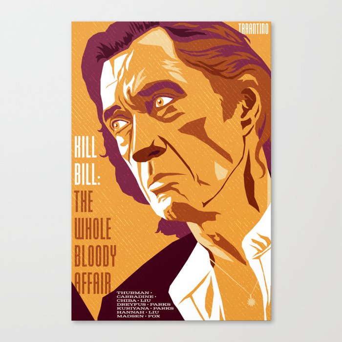 Quentin Tarantino's Plot Movers :: Kill Bill Canvas Print