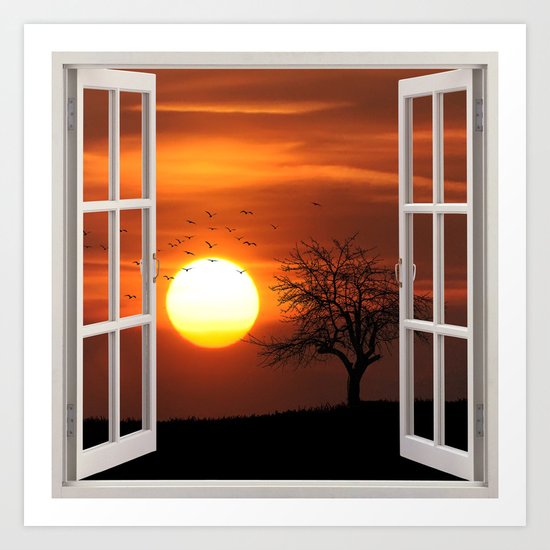 Sunset Art Print