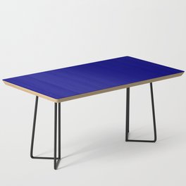 Navy Blue Solid Color Coffee Table