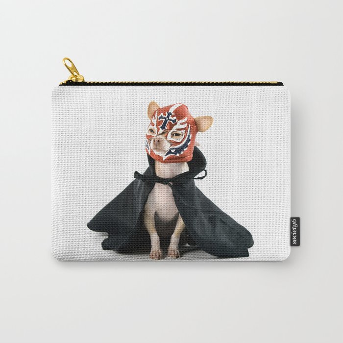 Chihuahua Luchador Carry-All Pouch