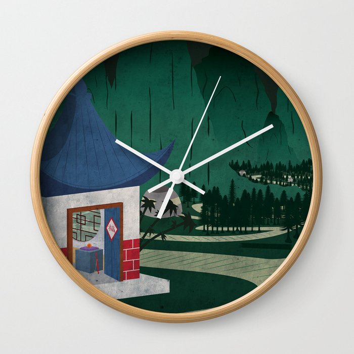 Four of Seven Wall Clock