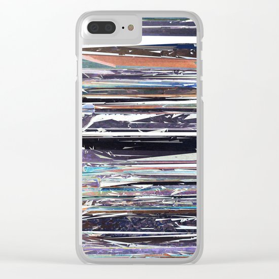 Piano Keys Abstract Clear iPhone Case