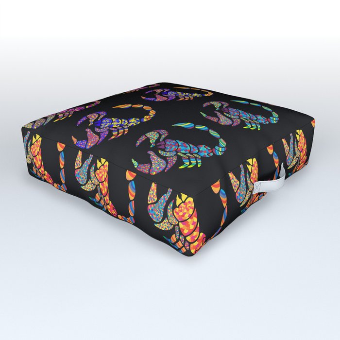 Scorpions Outdoor Floor Cushion