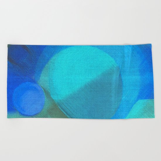 Blue Moons Beach Towel