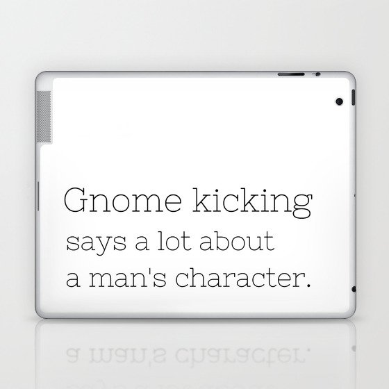 Gnome kicking - GG Collection Laptop & iPad Skin