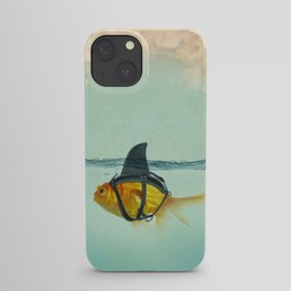 Brilliant DISGUISE - Goldfish with a Shark Fin iPhone Case